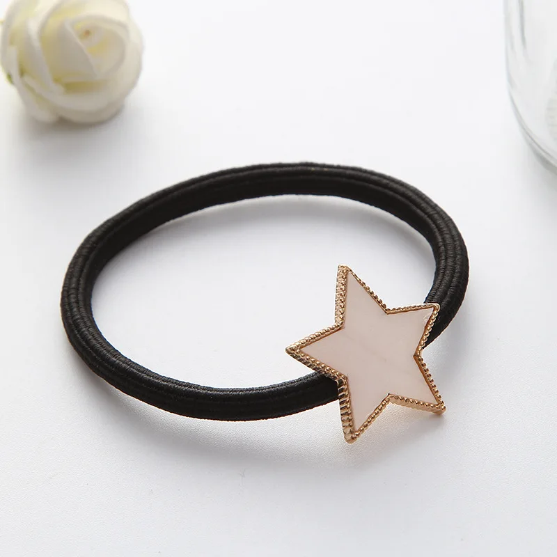 Женская металлическая лента для волос 1 шт. эластичная со звездами аксессуар