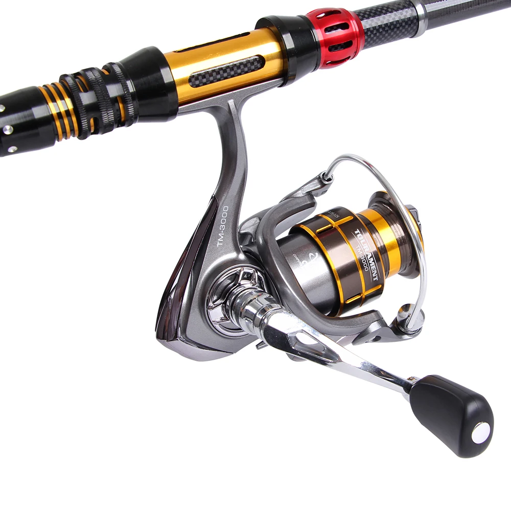 WPE TM Spinning Fishing Reel 10+1 Ball Bearings with Max Drag Power 8 KG 5.1:1 3000 4000 5000 6000 Carp | Спорт и развлечения