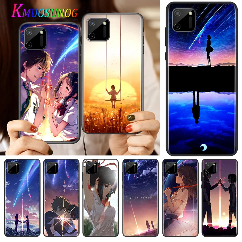 

Your Name Japanese Silicone Cover For Realme V15 X50 X7 X3 Superzoom Q2 C11 C3 7i 6i 6s 6 Global Pro 5G Phone Case