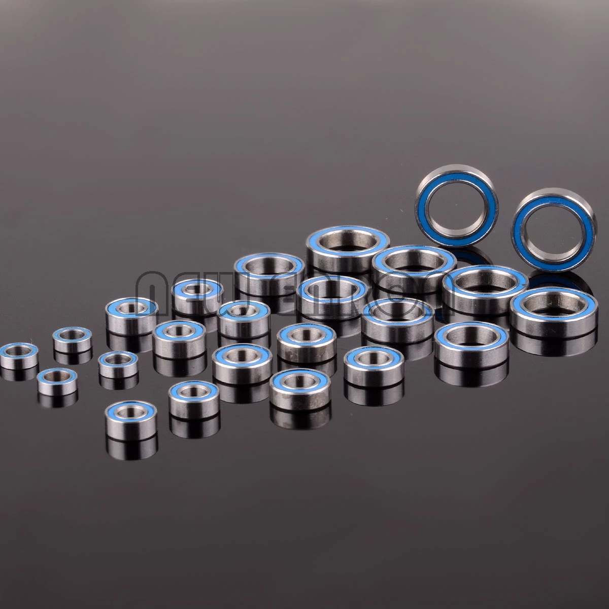 Новый комплект резиновых шариковых подшипников ENRON Blue 24 шт. для радиоуправляемой