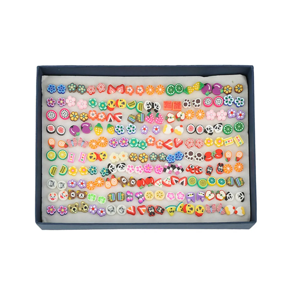 SexeMara 100 пар/компл. смолы красочные маргаритки цветочные серьги гвоздики Для