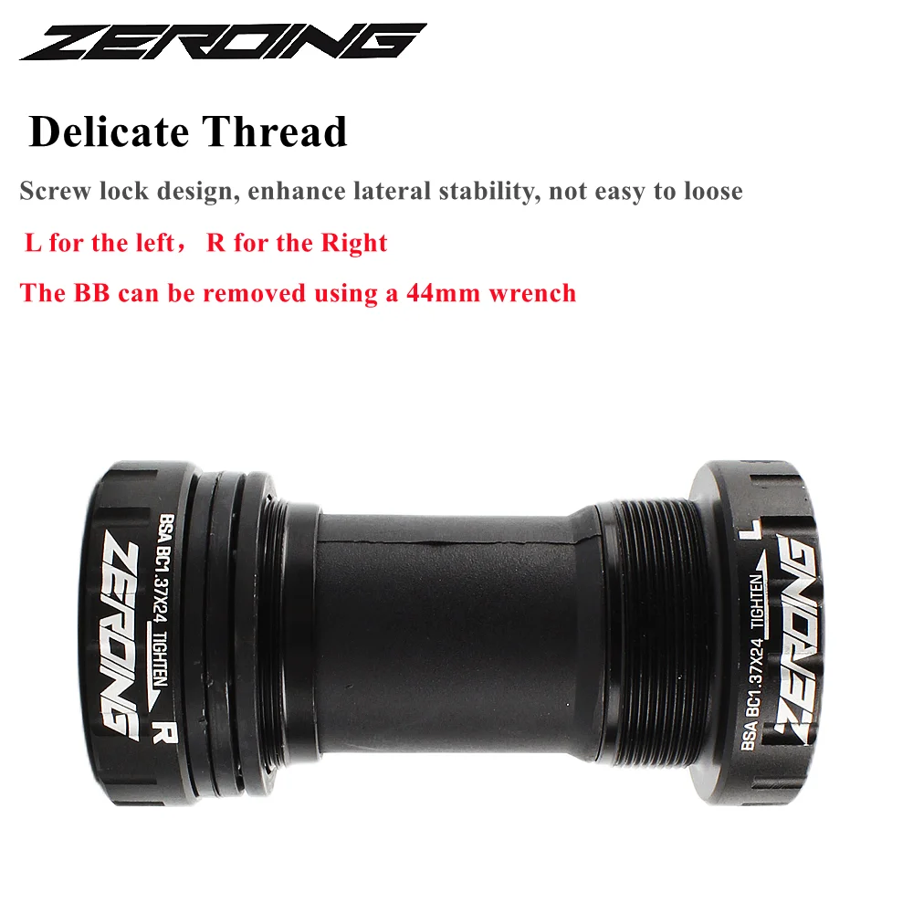 ZEROING BB SM-BBR60 MTB дорожный велосипед Peilin велосипеды Нижний Кронштейн 68/73 мм Hollowtech II