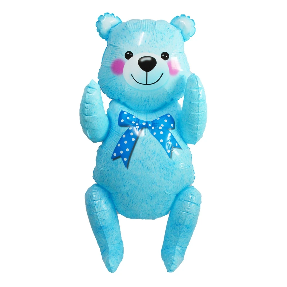 Медвежонок фольги воздушный шар детский душ Свадебные украшения его мальчик