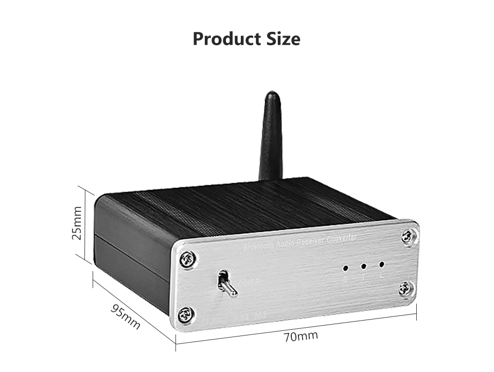 PJ. MIAOLAI M3 Fever HIFI Bluetooth 5,0 адаптер аудио приемник волокно коаксиальный без потерь декодирование RCA выход для усилителя