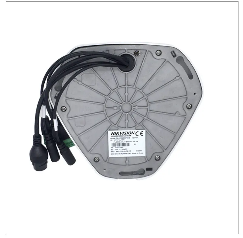 HIKVISION DS-2CD63C5F-IHVS Замена DS-2CD63C2F-IVS водонепроницаемый 12MP рыбий глаз ip-камера Встроенный микрофон динамик H.265 PoE