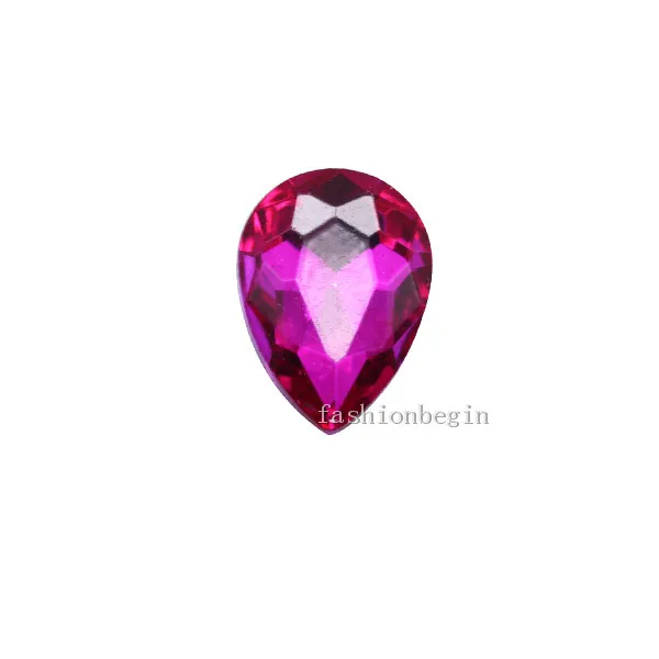 rose 20p 10x14 мм каплевидный цвет с заостренным фольгированным дном назад стеклянный модный камень граненые хрустальные стразы драгоценность детская игрушка счетчик дисплей драгоценные камни - Цвет: rose