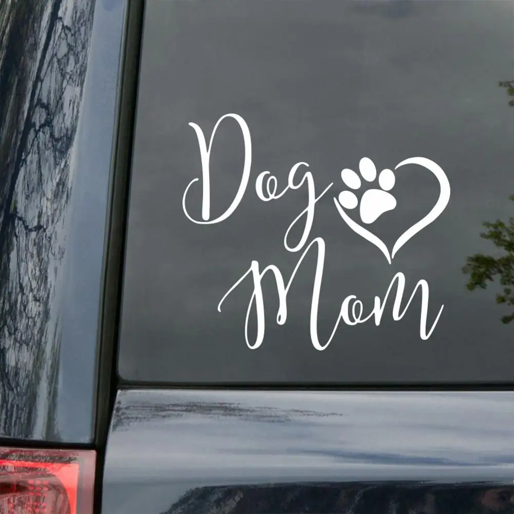 1 шт. наклейка на автомобиль 13х11,5 см Инновационные милые следы лап собаки и кошки Виниловые наклейки стильного дизайна Легко снимаются и наносятся.