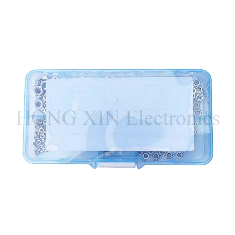 Набор шестигранных гаек из углеродистой стали 250 шт./комплект M1.6 M2 M2.5 M3 M4 |