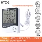 1 шт. термометр 2 беспроводной умный электрический цифровой гигрометр датчик влажности работает 7689