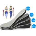 Стельки увеличивающие рост для мужчин и женщин, невидимые, с поддержкой свода стопы, ортопедические вставки для обуви, подушка для увеличения роста пятки, унисекс