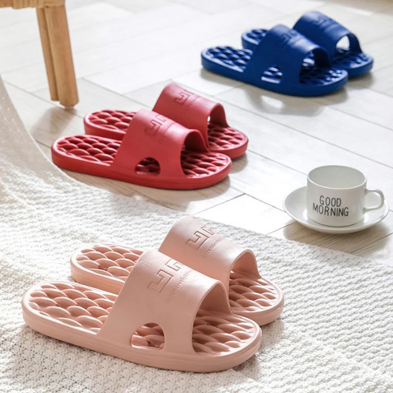 

Women Sippers Men Platform Shoes EVA Soft Indoor Home Slides For Men Non-slip Summer Sandals Women Bathroom Shoes Couple Shower