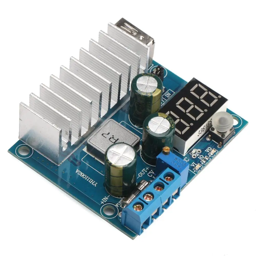 LTC1781 100W DC/DC Step Up Converter 3-35V to Switching Regulator Constant Current with Volt Ampere Meter USB Interface fo | Электроника
