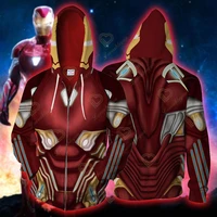 endgame cosplay hoodie jacket costumes quantum superhero hoodies long sleeve sweatshirts suit