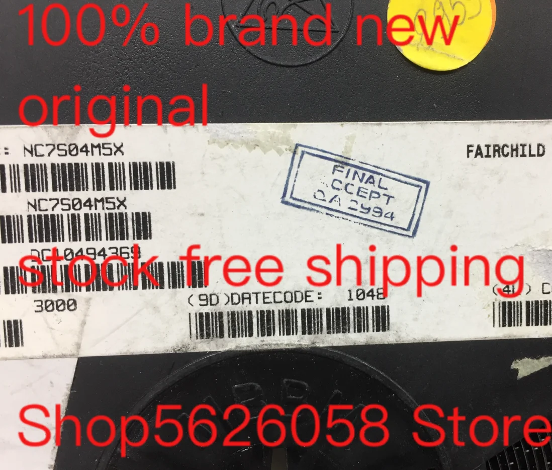 NC7504M5X SOT23 5 100% Новый оригинальный 50 шт. 3000 шт./лот в наличии|Умные розетки| |