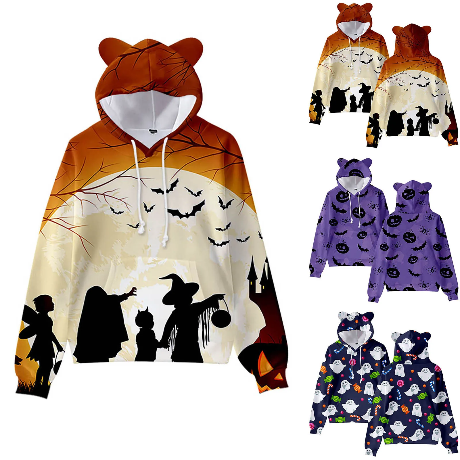 Толстовка с капюшоном для мужчин и женщин Повседневная Уличная одежда на