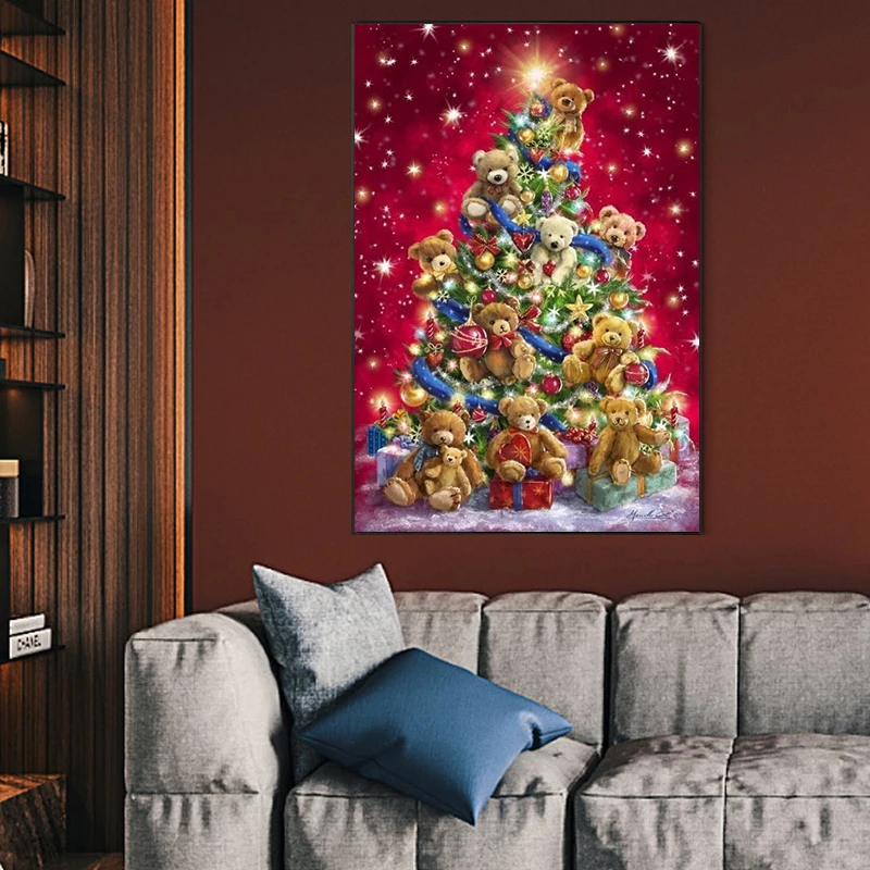 DIY Рисование по номерам картины против инструментария рождественские подарки