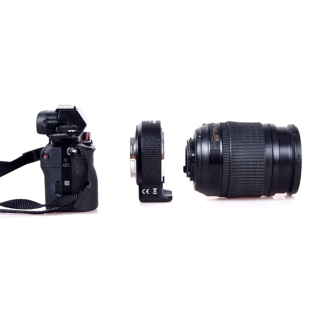 Commlite CM ENF E1 электронный адаптер для крепления объектива Nikon F к камере Sony E Mount SONY A7 II