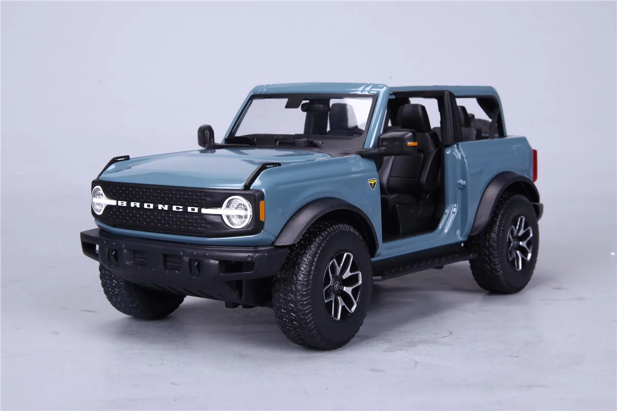 Коллекция моделей автомобилей Maisto 1/18 для Ford Bronco Badlands без двери 2021 детские игрушки