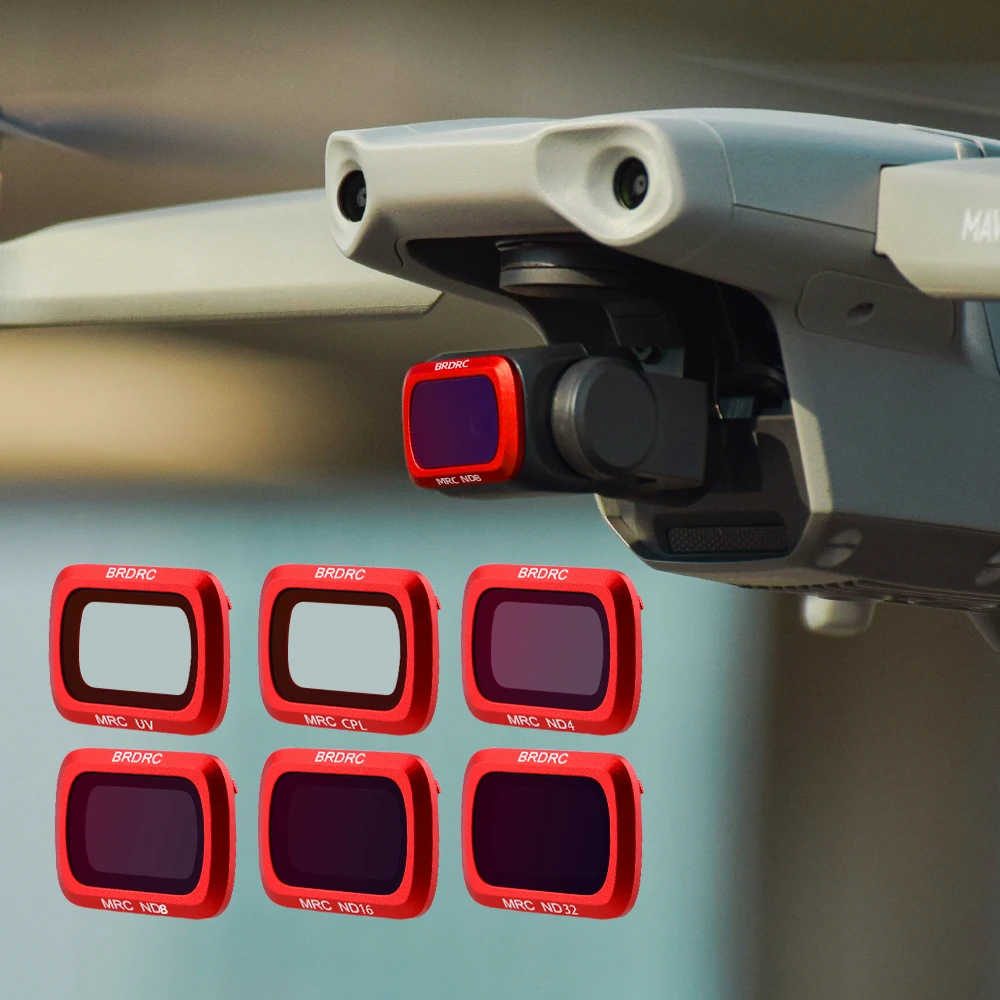 

Lens Filter Set for DJI Mavic Air 2 UV/CPL/ND4/8/16/32 Filter Neutral Density Good shooting effect Drone Accessories