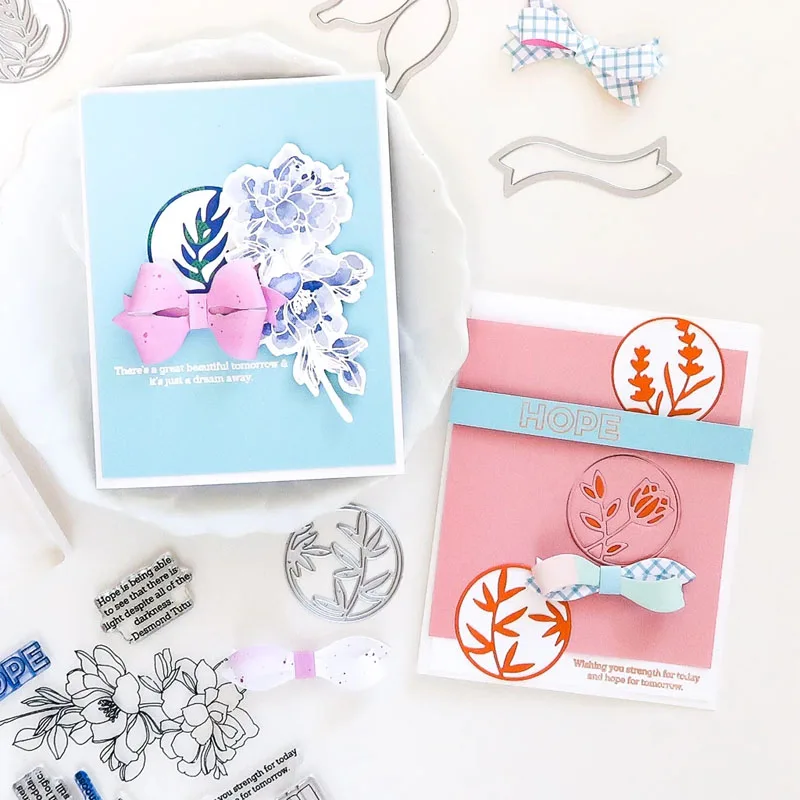 Художественные банты набор для высечки металлические трафареты DIY скрапбукинга