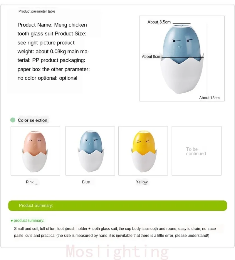 

1 Piece Creative Toothbrush Cup Holder Household Plastic Perforated Suction Wall Couple Mouth Cup Set Dormitory Cute Brush Cup