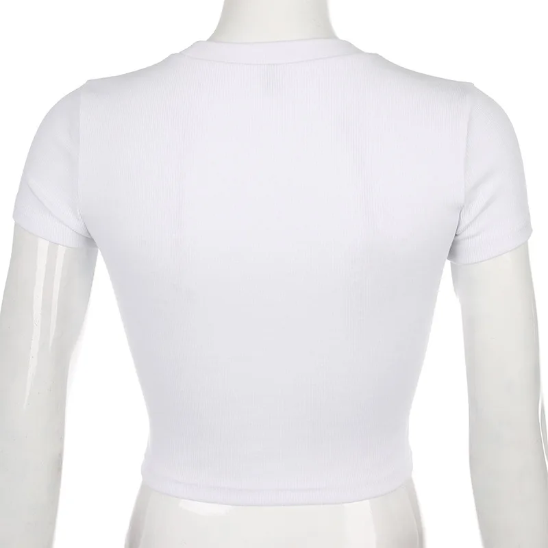 Женская футболка с круглым вырезом коротким рукавом и принтом тигра| |