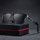 Солнцезащитные очки Квадратные для мужчин и женщин, винтажные, для вождения, спорта, модные, с УФ-защитой, с цветными зеркальными линзами, 100%