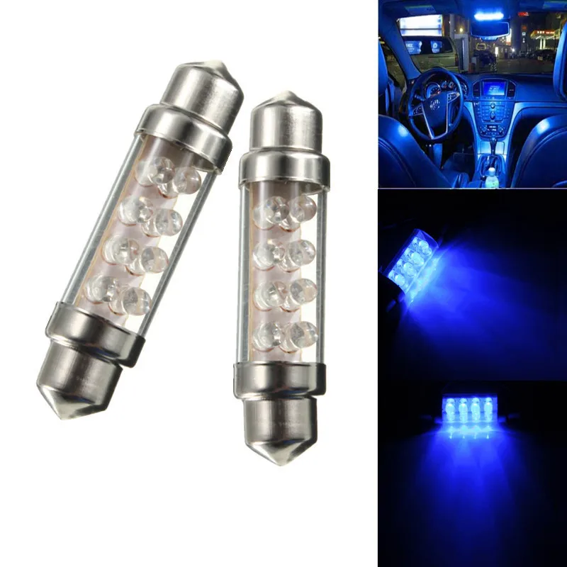 4 шт./лот интерьерные лампочки и синий светодиодный лампы тюнинг света