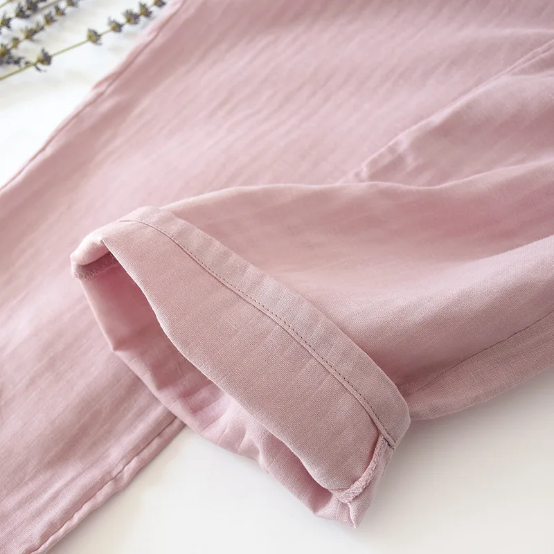 Женские пижамные штаны брюки мужские пижамы из 100% хлопка женские длинные