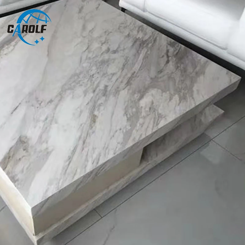 Современная мебель для гостиной белый мраморный журнальный столик диван