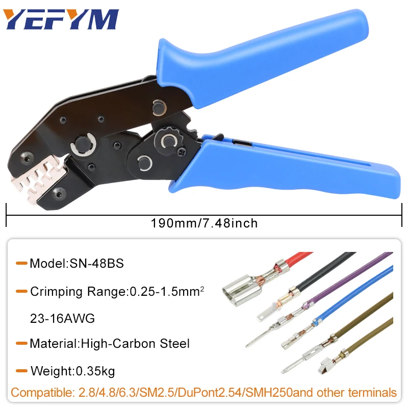 Обжимные клещи для планшетов 2549 дюйма 2 8 XH2.54 SM2.5 DuPont2.54