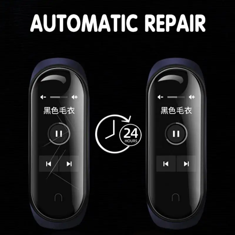 Прозрачная мягкая пленка для экрана Xiaomi Miband 4 защитная смарт-часов Mi Band защита с