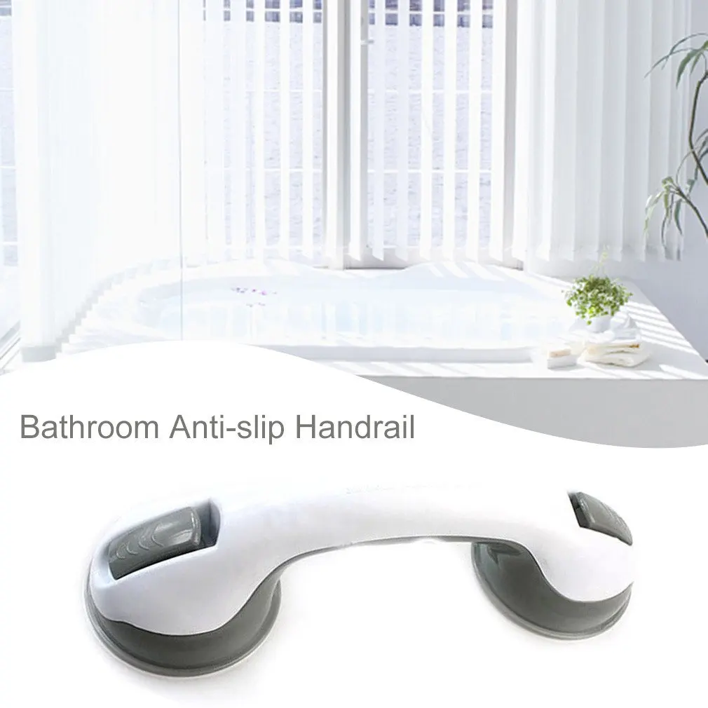 Bathroom Suction Cup Handrail Disabled Shower Grab Bar Safety Tub Glass Door Anti Slip Handle Keep Balance For Elderly | Обустройство