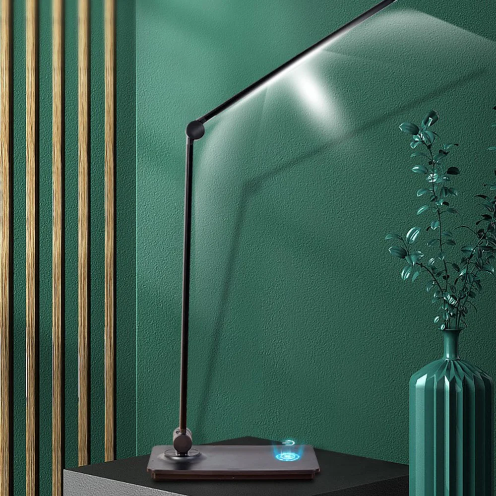 

1Pc Folding Manicure Lamp LED Eye Protection Light Clip Type Table Lamp (Black)