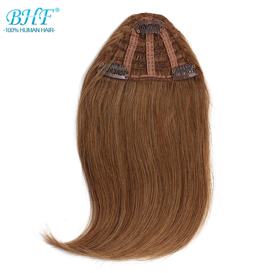 

BHF Clip In Bangs Human Hair Remy Hair Pieces Invisible 20g 8inch-12inch long Replacement Hair Wig