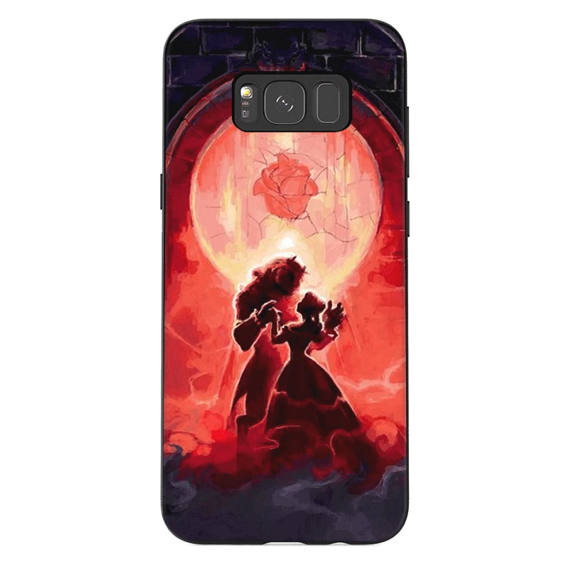 Чехол для телефона samsung J6 A70 A60 A50 A40 A20 A30 A10 A7 A6 A5 A3 A8 A9 чехол Красавица и Чудовище