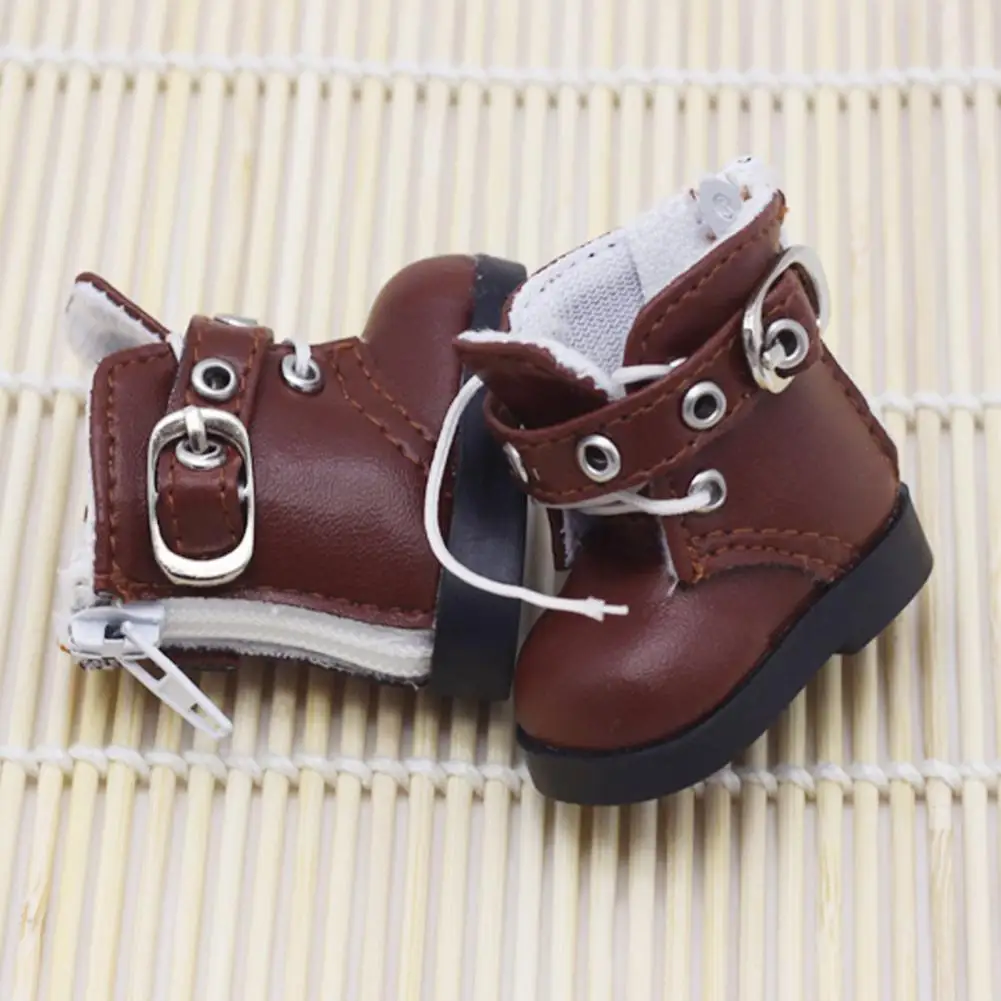 Кожаная обувь для кукол из хлопка 15 см безопасная резиновая кукольная девочек