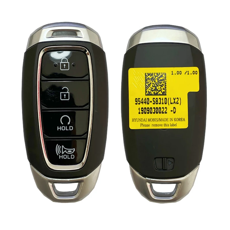

CN020162 Aftermarket 4 Button Smart Key для 2020-2021 Hyundai Palisade Remote 433Mhz PN 95440-S8310 TQ8-FOB-4F19