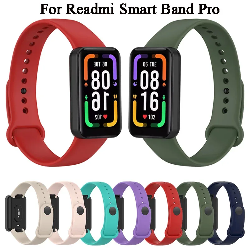 

For Redmi Smart Band Pro Bracelet Replacement Watchband For Xiaomi Redmi Band Pro Soft Silicone Sport Band Wrist Strap Correas