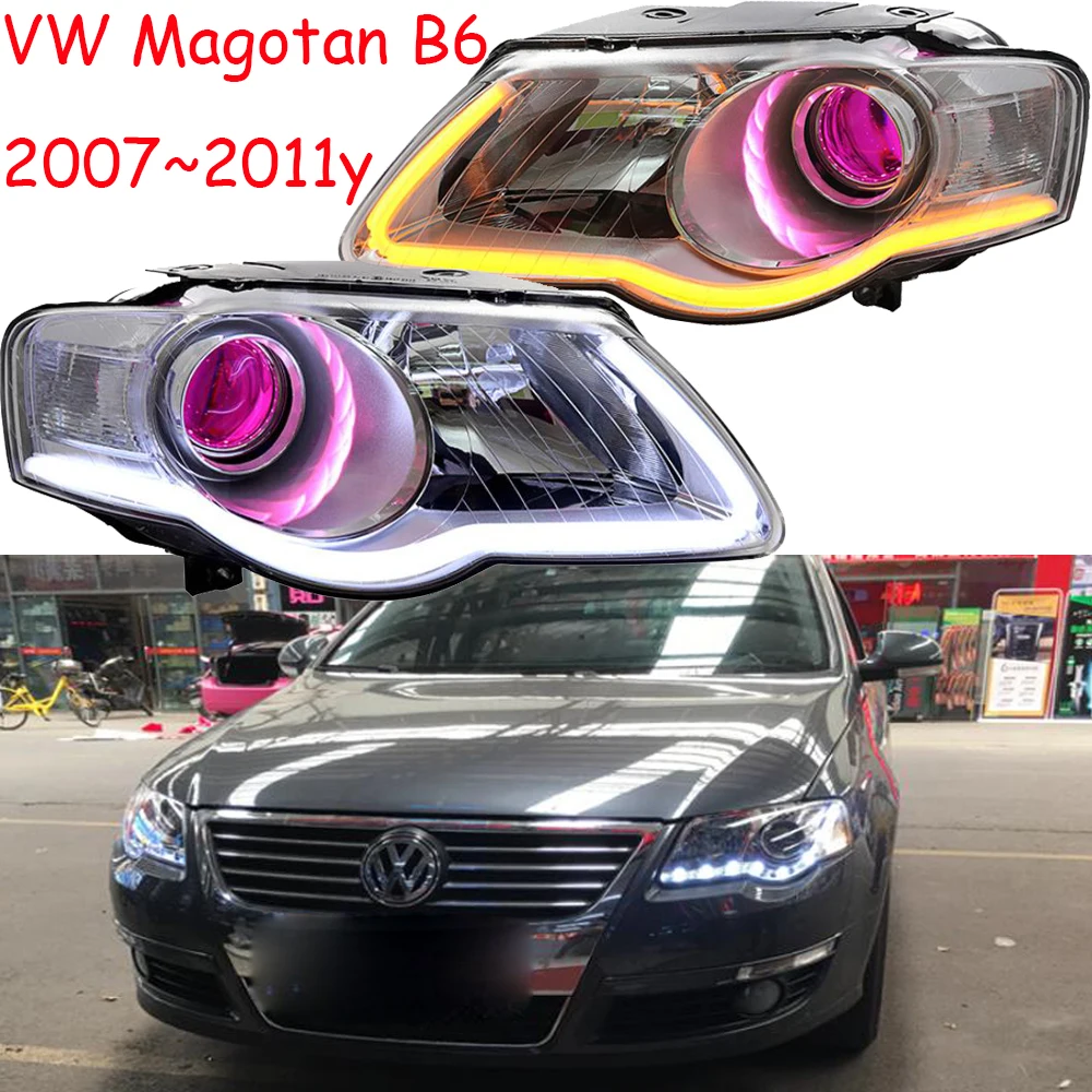 2006 ~ 2011y автомобиля bupmer головной светильник для Magotan passat B6 автомобильные