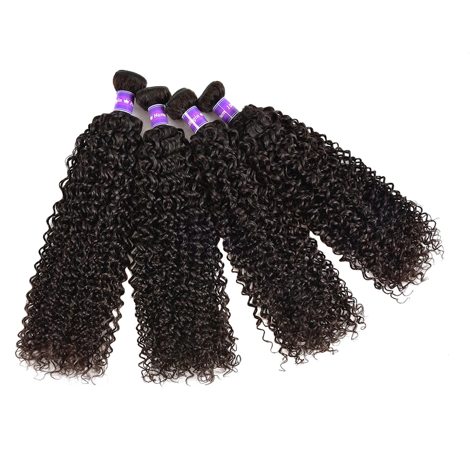 20PCS WholeSale Price Bundles Deals Kinky Curly Brazilian Hair 100% Unpressed Human Virgin | Шиньоны и парики