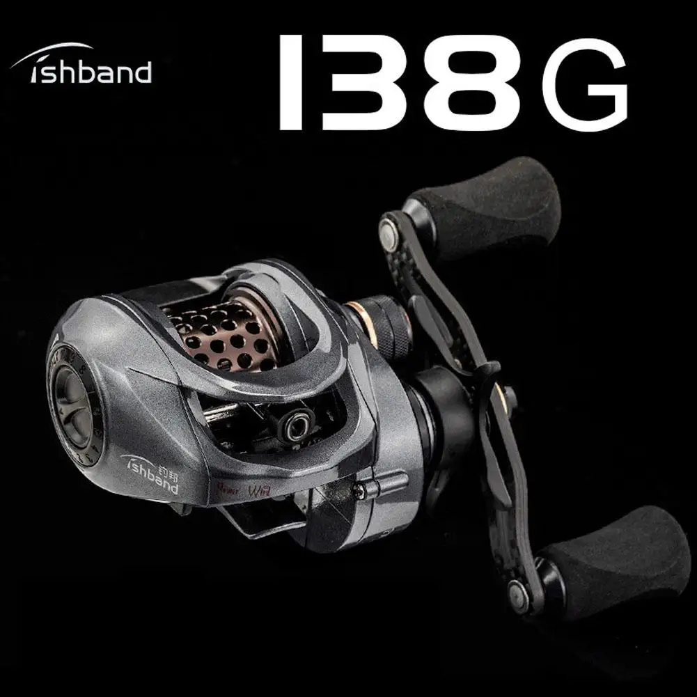 Японская же модель Низкопрофильная катушка микро материал baitcasing ультра