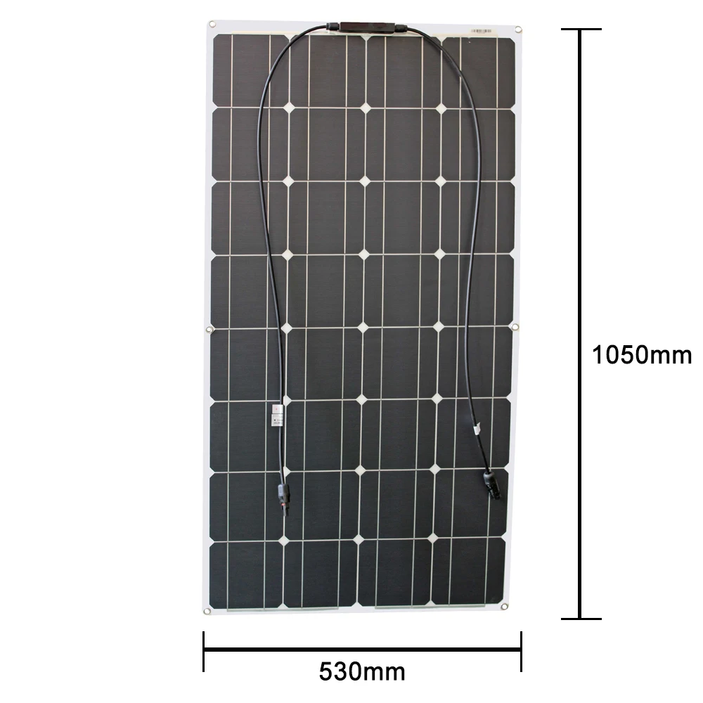 solar panel kit complete 400w 300w 200w 100w 12v flexible solar power panel for solar battery chargerpower bankcamping hiking free global shipping