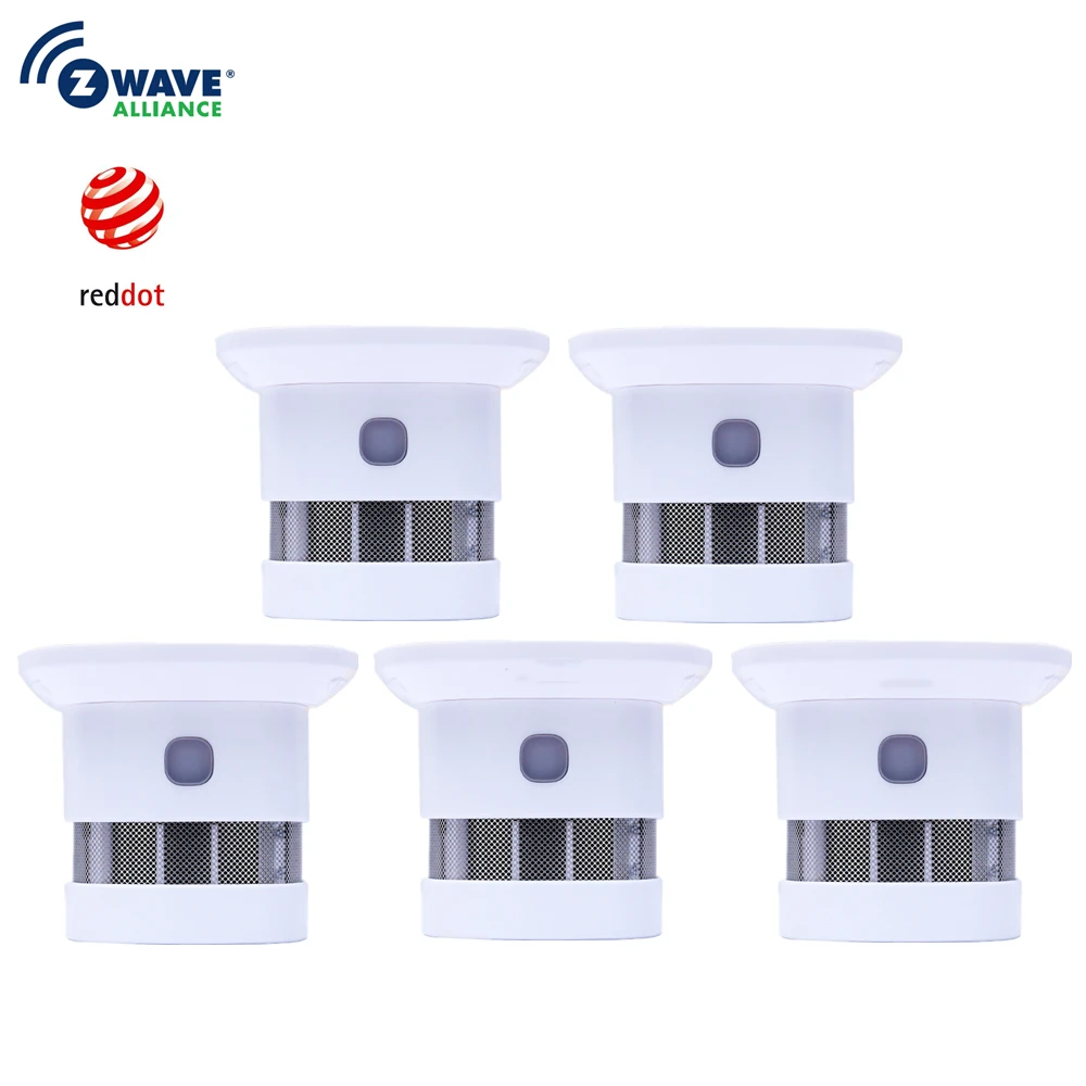 

868Mhz Frequency Z-wave Smoke Fire Alarm Wireless Smoke Sensor For Home Security Compatible Fibaro Zwave Gateway