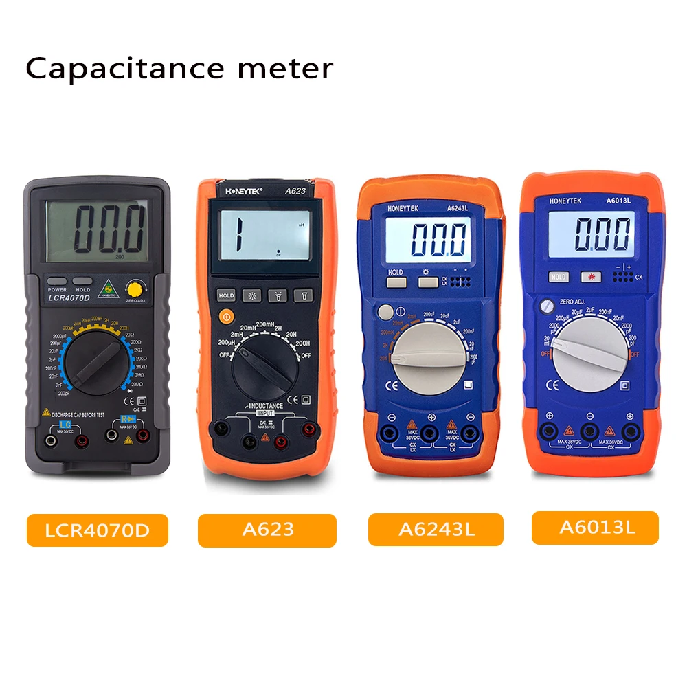 Цифровой мини измеритель емкости с ЖК дисплеем и подсветкой|Фарадаметры| |