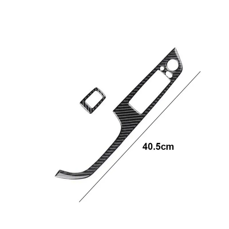 

2Pcs Real Carbon Fiber Door Casement Lift Switch Cover Trim For BMW 3 Series E92 Coupe Door Window Switch Trims
