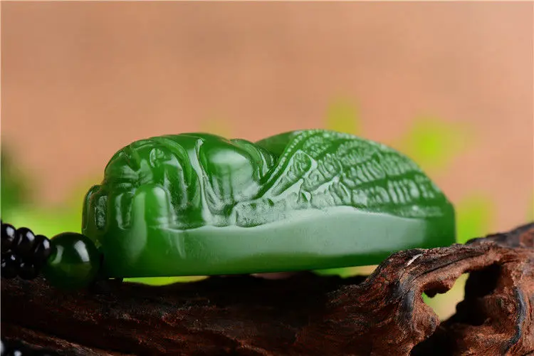 LETSFUN Изящные Ювелирные изделия Натуральная Зеленая яшма Цикада ручной работы