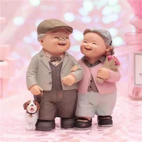 grandparents model ornament creative sweety lovers couple ornaments modern home decoration living room for office table gift