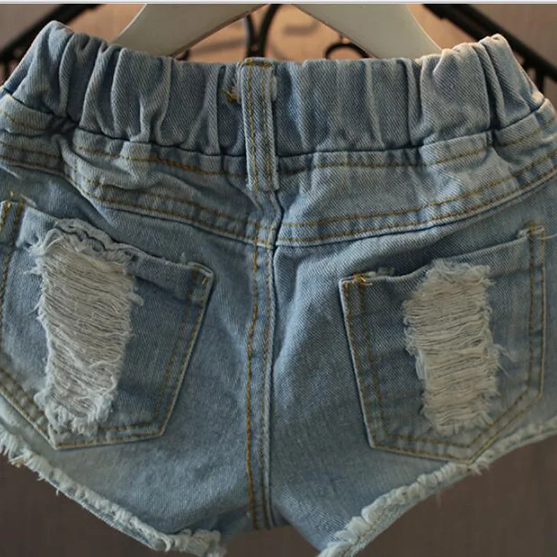 Джинсовые шорты для маленьких девочек летние джинсы с рисунком утки детские