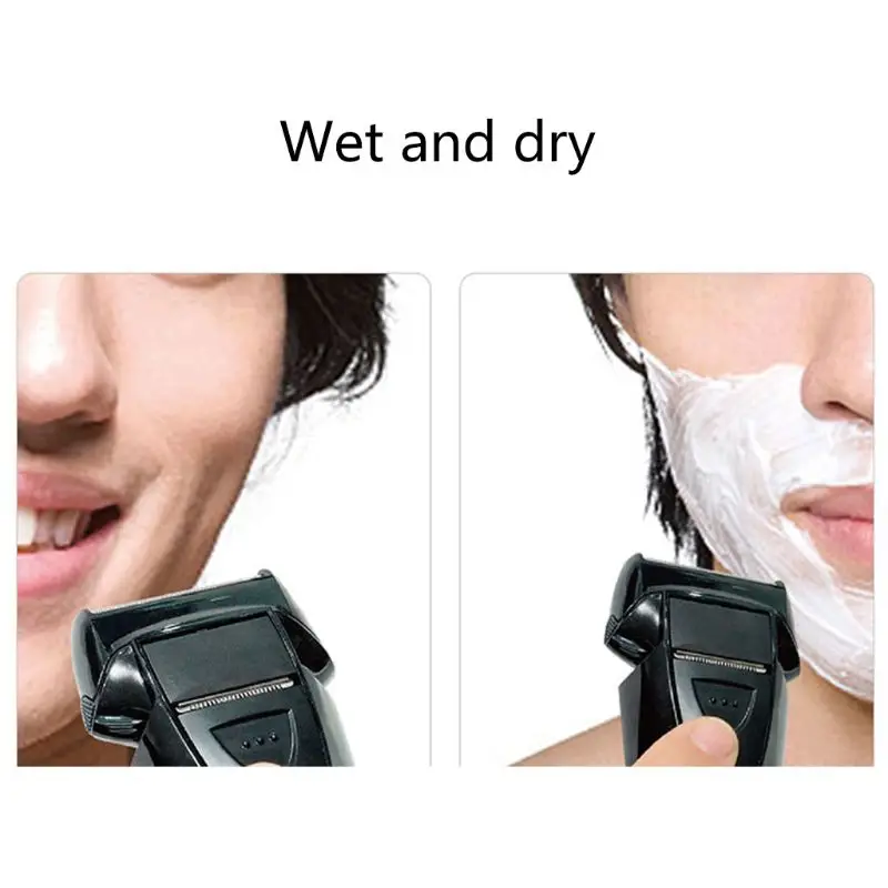 

1Set Electric Foil Shaver Men Beard Trimmer Wet Dry Razor USB Shaving Machine